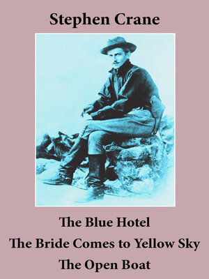 cover image of The Blue Hotel + the Bride Comes to Yellow Sky + the Open Boat (3 famous stories by Stephen Crane)
